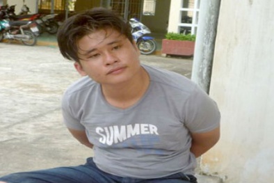 Thanh niên xăm trổ 'ngáo đá' giở trò chặn xe trên quốc lộ 1A