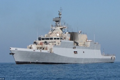 4 tàu chiến Ấn Độ tiến vào Biển Đông