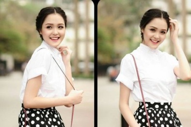 Biến tấu thời trang hè với trang phục họa tiết chấm bi