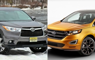 Ford Edge và Toyota Highlander: Tên tuổi ‘đình đám’ trong dòng SUV