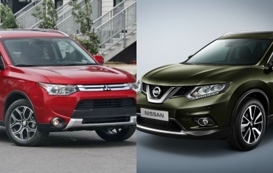 Mitsubishi Outlander và Nissan X-Trail: ‘Ngôi sao sáng’ dòng crossover