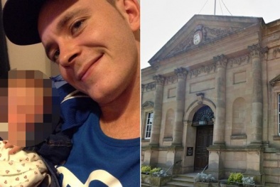 Dùng con sơ sinh 6 tuần tuổi làm lá chắn chống cảnh sát