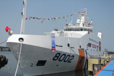 Cận cảnh 2 tàu hiện đại Cảnh sát biển Việt Nam vừa đón nhận