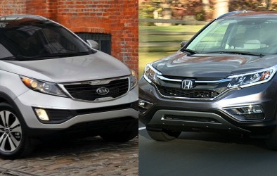 Honda CR-V và Kia Sportage: SUV thể thao hút khách