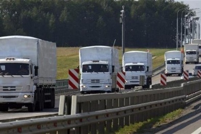 Tình hình Ukraine mới nhất: Nga gửi đoàn xe nhân đạo tới miền Đông Ukraine 