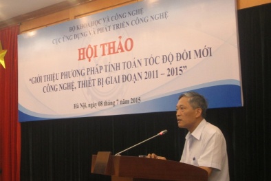 Giới thiệu phương pháp tính toán tốc độ đổi mới công nghệ, thiết bị