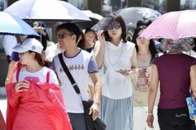 Hơn 3000 người Nhật Bản nhập viện vì nắng nóng bất thường