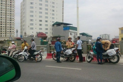 Sự thật về việc CSGT 'gài bẫy' để bắt người vi phạm giao thông ở cầu Vĩnh Tuy