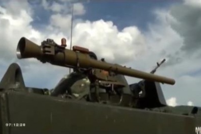 Cận cảnh súng chống tăng khủng SPG-9T2 Việt Nam sản xuất