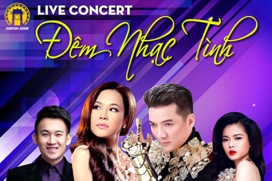 Thu Phương với 'Đêm nhạc tình' cùng Mr Đàm ở Hà Nội