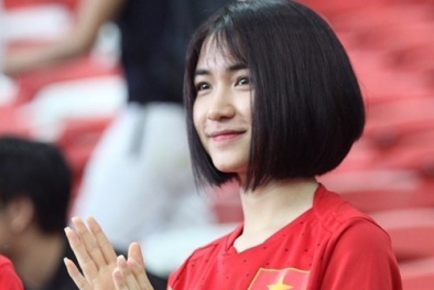 'Người yêu tin đồn' của Công Phượng phát cuồng vì bóng đá