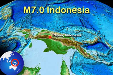 Động đất dữ dội làm rung chuyển Indonesia