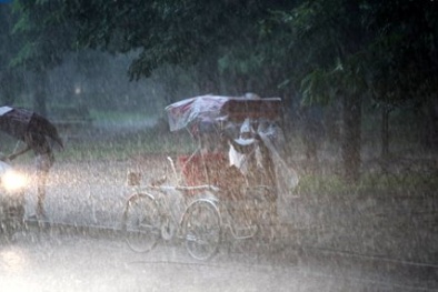 Dự báo thời tiết ngày mai 29/7/2015: Bắc Bộ có nguy cơ xảy ra lũ quét và sạt lở đất 