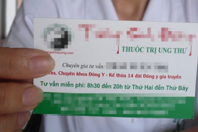 Loạn quảng cáo chữa ung thư