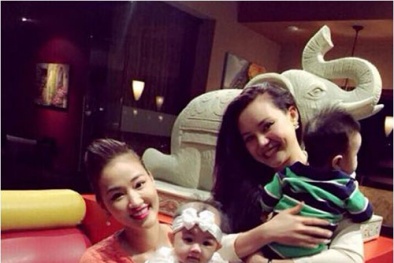 Vy Oanh lần đầu để lộ hình ảnh con trai