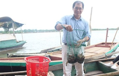 Thạc sỹ ở Đức về quê nuôi tôm thu tiền tỷ