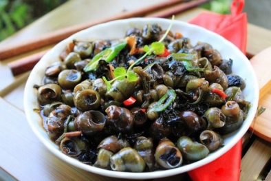 Bí quyết cho món ốc xào sả ớt tuyệt ngon ngày mưa lạnh