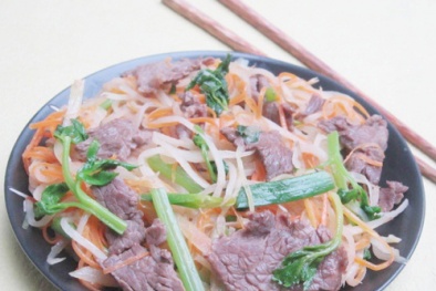 Mẹo xào thịt bò nhanh mềm, không bị dai