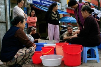 Hà Nội: Tăng giá nước sinh hoạt lên hơn 20% từ tháng 10/2015
