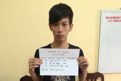 Đến nhà bạn gái xin ngủ nhờ, tên trộm lấy điện thoại giấu vào… đũng quần