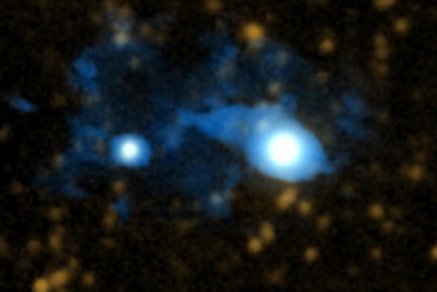 Phát hiện thiên hà nguyên thủy siêu khổng lồ 10 tỷ năm ánh sáng