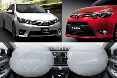 Triệu hồi gần 4.000 xe Vios và Corolla vì nguy cơ nứt vỡ cụm bơm khí
