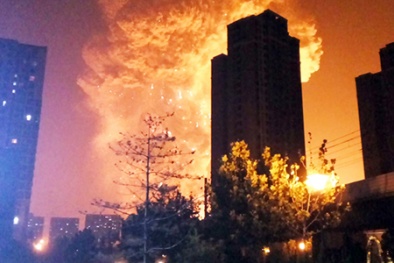 Cập nhật vụ nổ kho hóa chất nguy hiểm tại Trung Quốc: Hàng trăm người thương vong