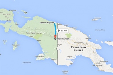 Đã tìm thấy máy bay ATR 42 của hãng Trigana Air Service bị rơi