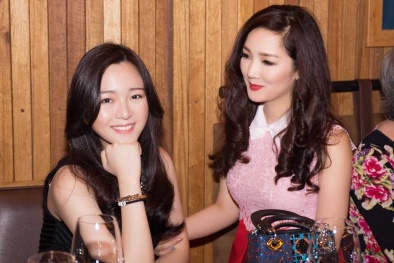 Điêu đứng với nhan sắc của con gái Hoa hậu Đền Hùng Giáng My