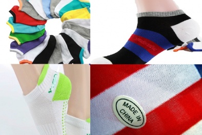 Tất do Trung Quốc sản xuất: Nghi vấn độc núp sau giá rẻ