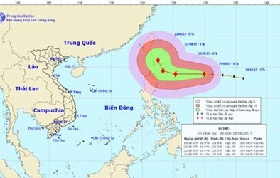 Xuất hiện siêu bão ngoài biển Đông