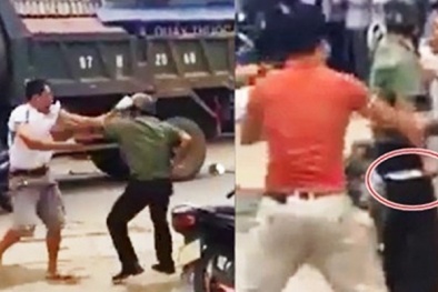 Chống cự quyết liệt với Công an, súng cướp cò bắn sượt cổ đối tượng nghiện
