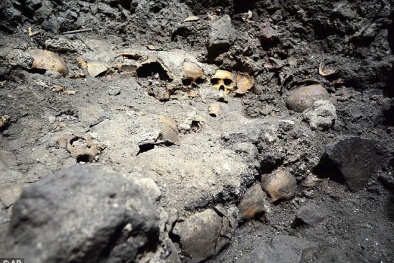 Tìm thấy hàng loạt đầu lâu cổ đại trong một ngôi nhà ở Mexico