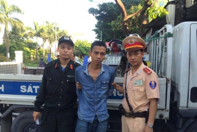 Gặp cảnh sát, tên 'đạo chích' cuống cuồng tháo chạy vẫn không thoát