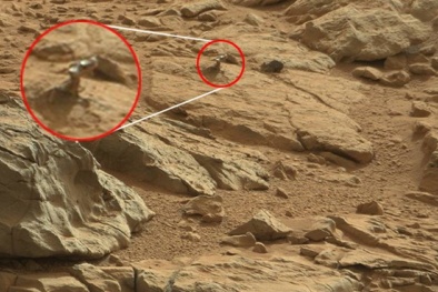 Tiếp tục phát hiện sinh vật lạ giống thằn lằn trên sao Hỏa