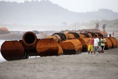 Đường ống khổng lồ của Trung Quốc bất ngờ xuất hiện ở Biển Đông?