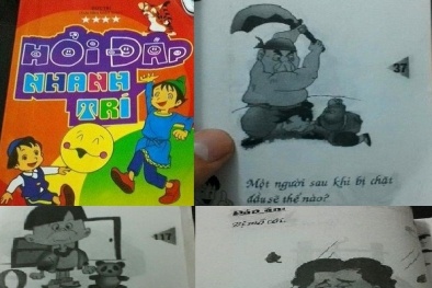 Hốt hoảng với sách Hỏi đáp nhanh trí dạy trẻ suy luận về chặt đầu, xử bắn