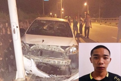 Hà Nội: Cả gan cướp ô tô rồi đâm lung tung vì không biết lái