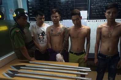 Tp. HCM: Ngăn chặn hàng chục côn đồ chuẩn bị hỗn chiến bằng mã tấu