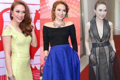 Mỹ Tâm gây ấn tượng với thời trang trên ghế nóng