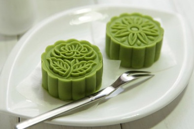 Cách làm bánh nướng trà xanh độc đáo cho tết Trung thu