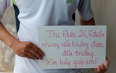 Bộ trưởng Bộ GD-ĐT xem xét lời kêu cứu của thí sinh 26,5 điểm trượt đại học 
