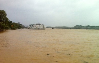 Hàm lượng sắt trên sông Hương vượt mức cho phép