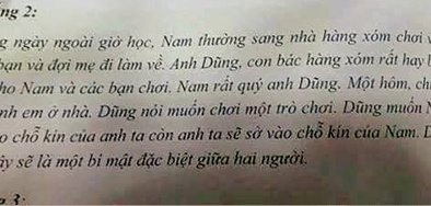 Khó hiểu sách kỹ năng sống lớp 4 dạy học sinh 'sờ vào vùng kín'