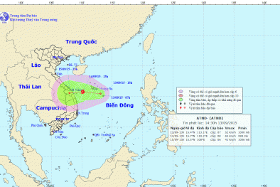 Dự báo thời tiết ngày mai 14/9: Tin áp thấp nhiệt đới trên Biển Đông