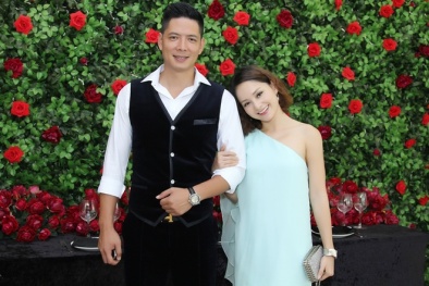 Lan Phương tình tứ bên Bình Minh trong buổi ra mắt phim Ông trùm