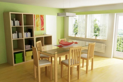 Thiết kế phòng ăn và kê đặt bàn ăn theo phong thủy 