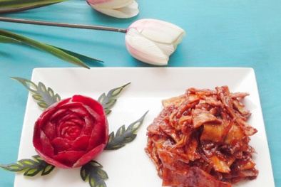 Cách làm mực khô rim me cho ngày cuối tuần 