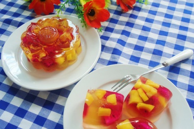 Cách làm bánh trung thu rau câu nhân hoa quả cực hấp dẫn