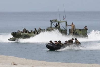 Mỹ - Philippines tập trận đổ bộ suốt 3 tuần gần Biển Đông